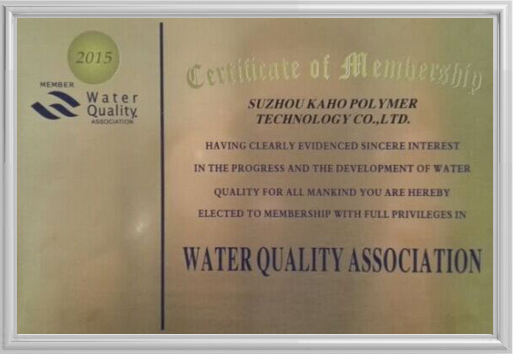 Certificato di qualità dell\'acqua